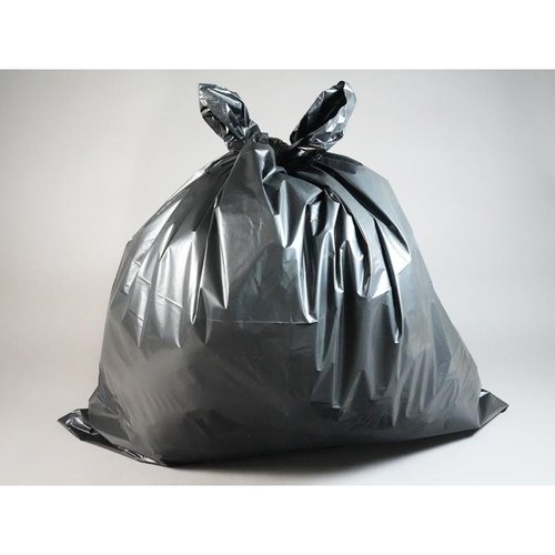 LDゴミ袋 nocoo(ノクー) 業務用ポリ袋 20L 黒 10枚 0.030mm 日本サニパック パッケージが横向きで、清潔感のある黒色の袋が見える状態