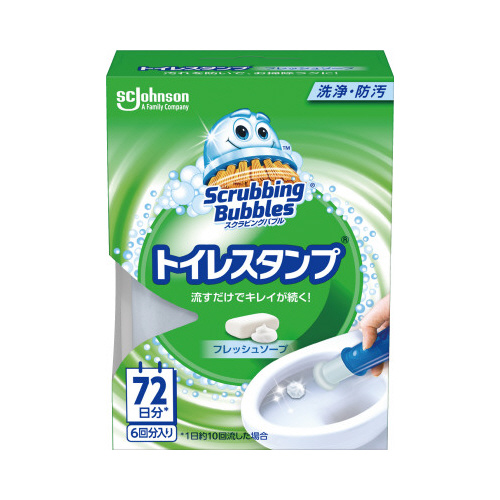 スクラビングバブルトイレスタンプＦソープ本体×４