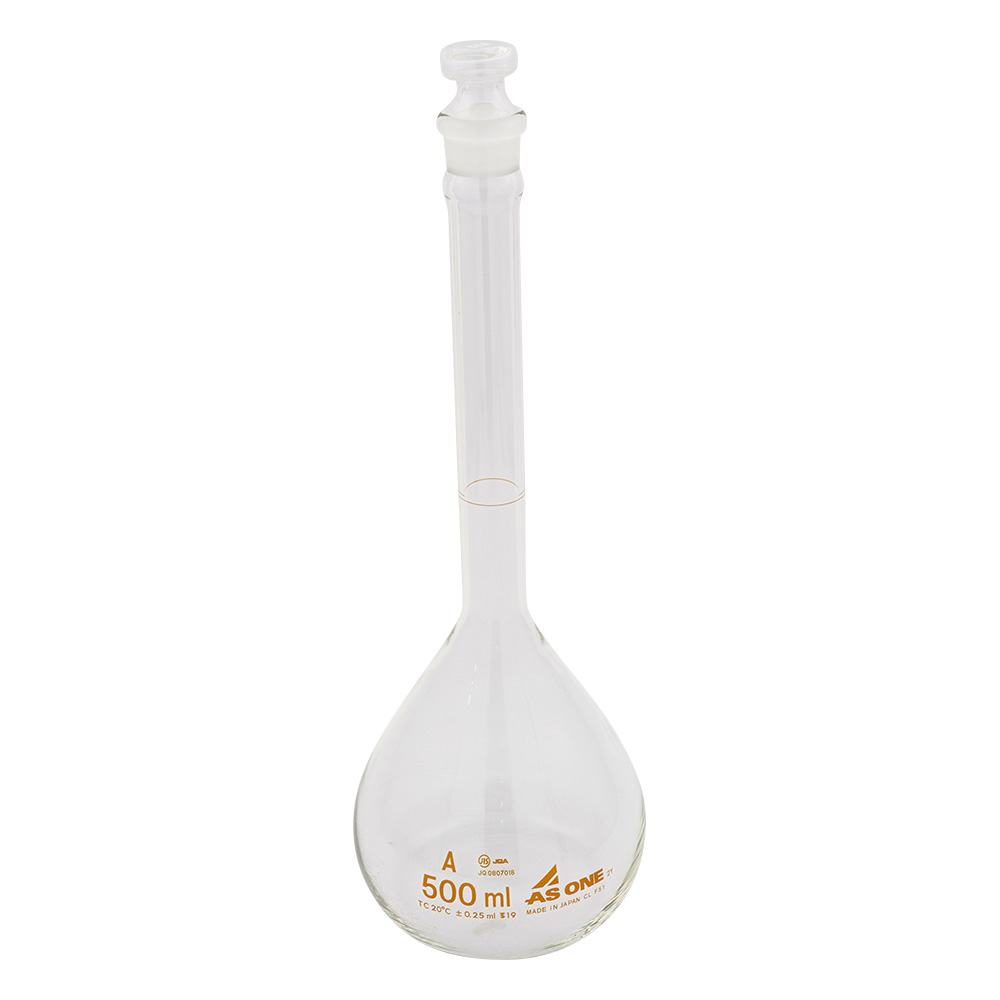 メスフラスコ　白　500mL画像