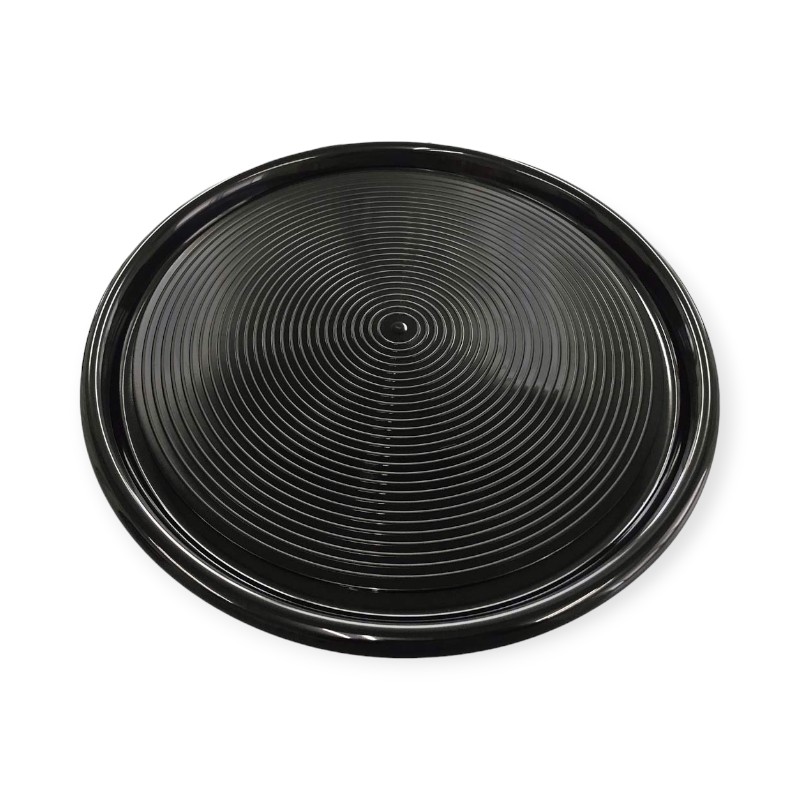 サービス用品 MT-027 マジックトレー 丸型 ミニ 6インチ 黒 PP袋入画像