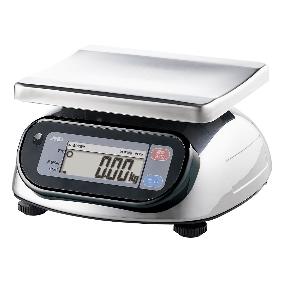 防塵・防水デジタルはかり SL-WPシリーズ ひょう量:20kg 最小表示:0.01kg画像