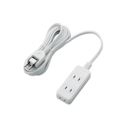 シャッタータップ　雷ガード　３個口　３ｍ　ホワイト画像