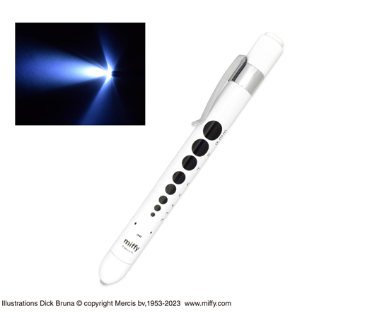 ミッフィー メディカルペンライト ホワイト画像