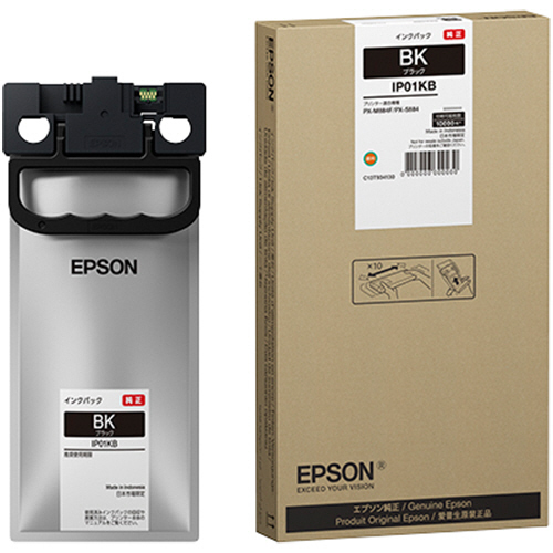 ｲﾝｸﾊﾟｯｸ ﾌﾞﾗｯｸ IP01KB 1個画像