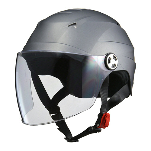 ｼｰﾙﾄﾞ付ﾊｰﾌﾍﾙﾒｯﾄ SERIO RE-40 ｽﾓｰｷｰｼﾙﾊﾞｰ ﾌﾘｰ 1個