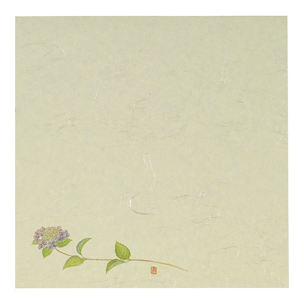 5寸懐紙 四季の花(100枚入) あじさい画像