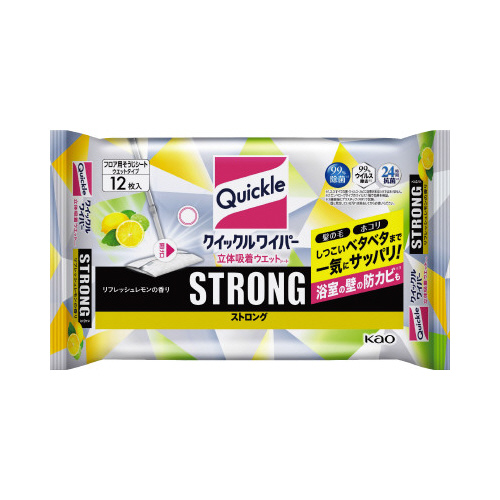 クイックルワイパー立体吸着Ｗストロングレモン１２枚画像
