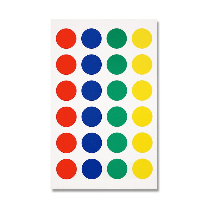 タックラベル　Ｎｏ．６５１　Φ１８　１６８片入画像