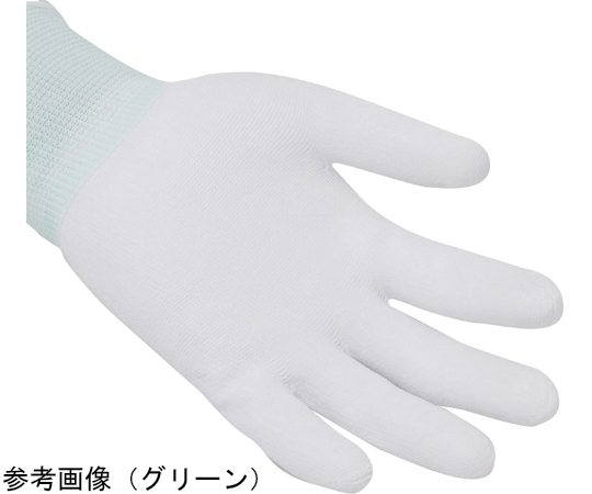 ウレタン背抜き手袋 ホワイト 10双組 SS 清潔感のあるホワイトの手袋が10双まとめて並んでいる状態