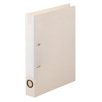 Dﾘﾝｸﾞﾌｧｲﾙ A4ﾀﾃ 2穴 250枚収容 25mmとじ 背幅45mm ｵﾌﾎﾜｲﾄ 1冊画像