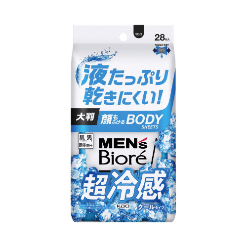 メンズビオレ　ボディシート　超絶クール　２８枚入