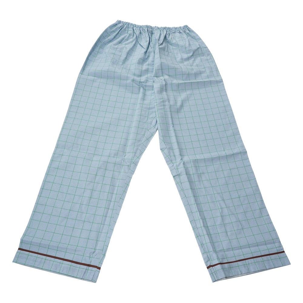 患者衣（ズボン・男女兼用）　59-481　ブルーL画像