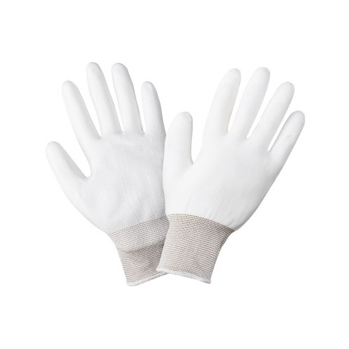 ウレタン背抜き手袋　ホワイトＬ　１０双入画像