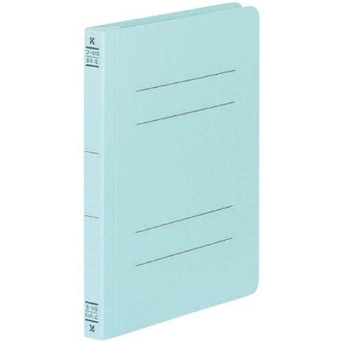 フラットファイルＶ樹脂とじ具　Ｂ６縦　青　１０冊画像
