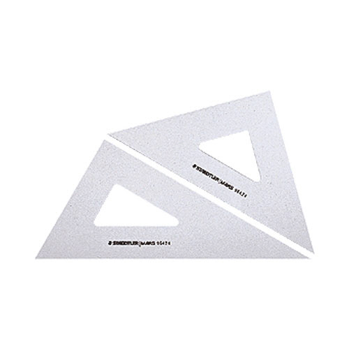 ﾏﾙｽ 三角定規 15cm 45°･60°ﾍﾟｱ 1組画像