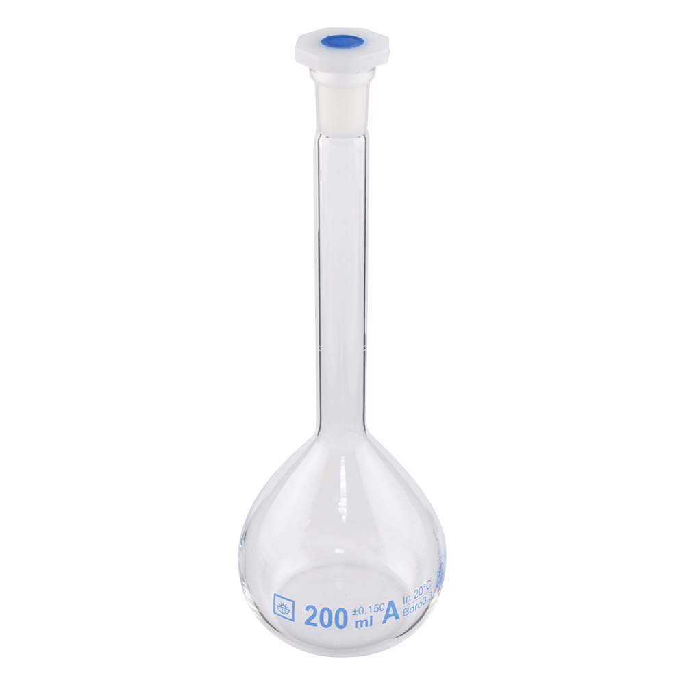 メスフラスコ樹脂栓付き 200mL画像