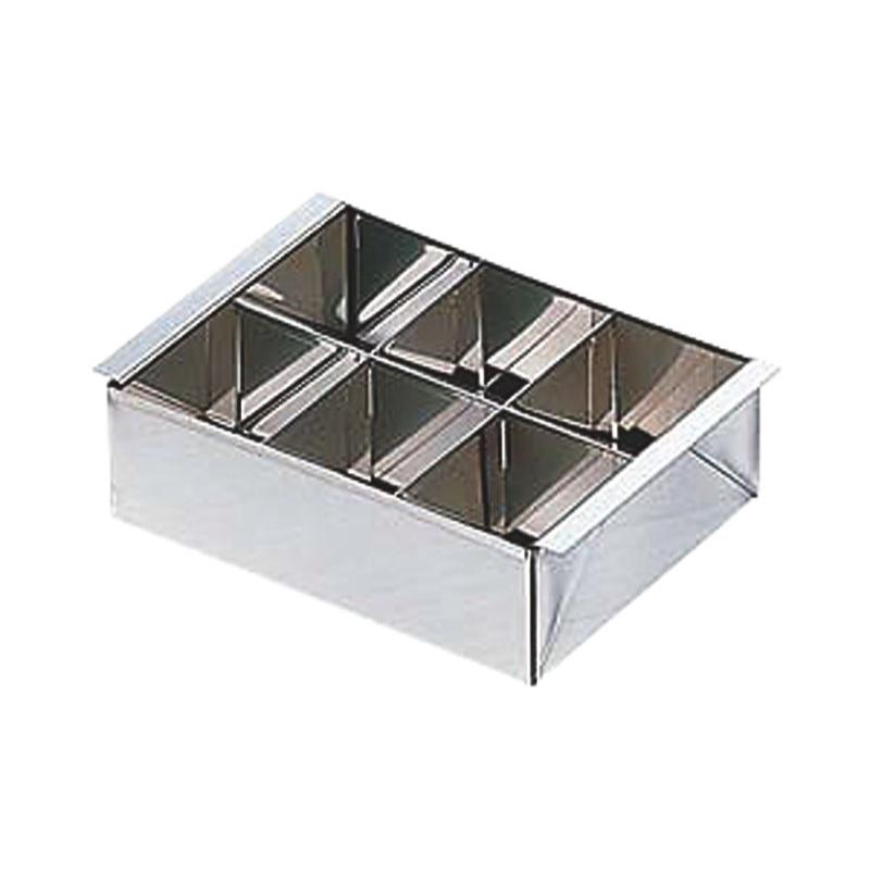 調理道具 18-0デザート寒天流し 6ケ取 C-001画像