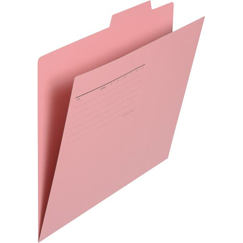 個別フォルダー　Ａ４横　ピンク画像