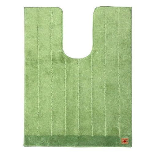 トイレマット 105×80cm 幅広ロング ロング シャンフル 北欧 グリーン画像