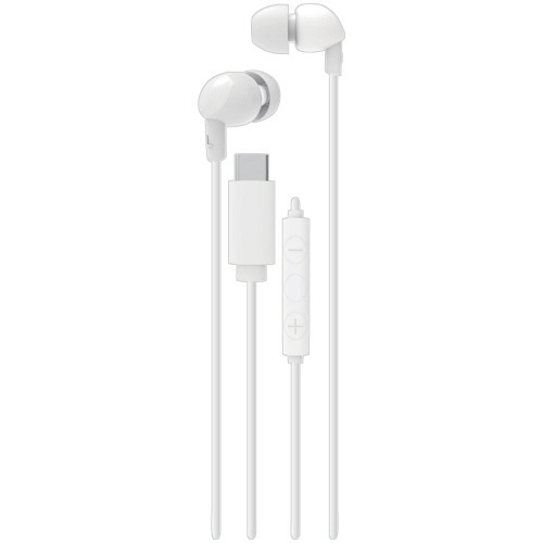 ハンズフリーステレオイヤホン USB-C ホワイト 1個