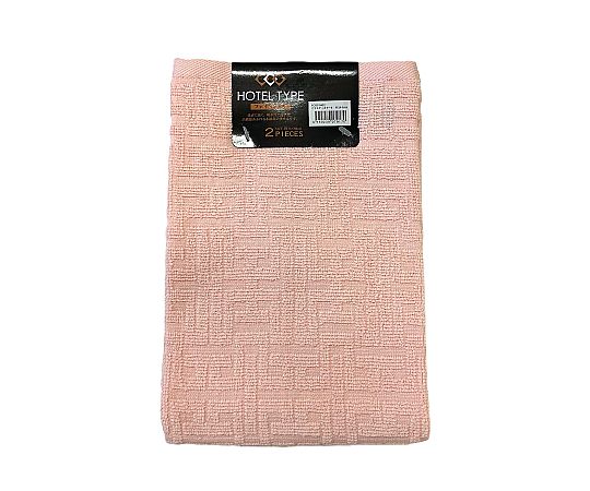 フェイスタオル2P バラエティカラー5 PINK 34×80cm 1セット（2枚×10袋入）画像