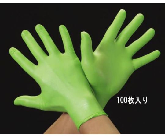 [Ｌ] 手袋(ﾆﾄﾘﾙ･ﾊﾟｳﾀﾞｰ無･滑り止付/100枚)画像