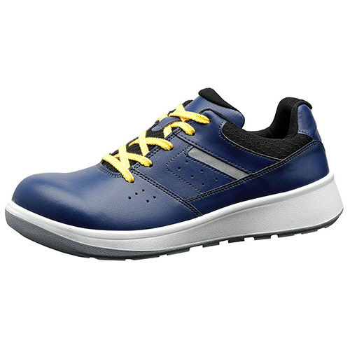 JIS規格 紐ﾀｲﾌﾟ 安全靴 G4590 静電 ﾈｲﾋﾞｰ 22.5cm 1足画像