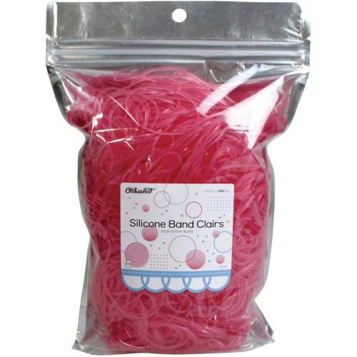 ｵｰﾊﾞﾝﾄﾞ ｼﾘｺｰﾝﾊﾞﾝﾄﾞ ｸﾚｱｽ #16 内径38mm ﾋﾟﾝｸ 300g 1袋画像