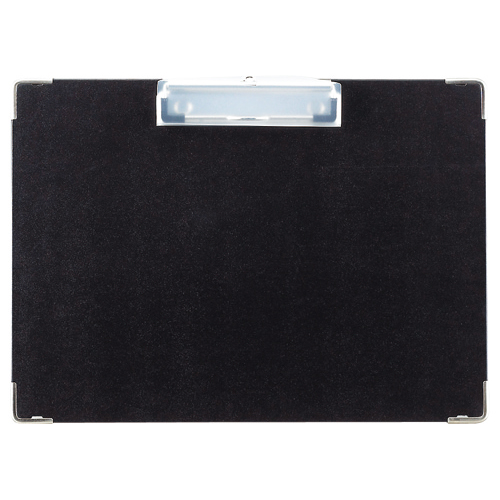 用箋挟 A4ﾖｺ ﾌﾞﾗｯｸ 1枚画像