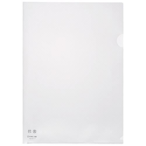 抗菌ｸﾘｱｰﾎﾙﾀﾞｰ A4ﾀﾃ 乳白 1ﾊﾟｯｸ(10枚)画像