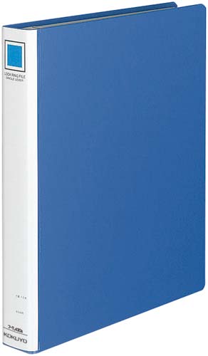 リングＦシングルレバー青Ａ４縦背幅４５ｍｍ４冊画像