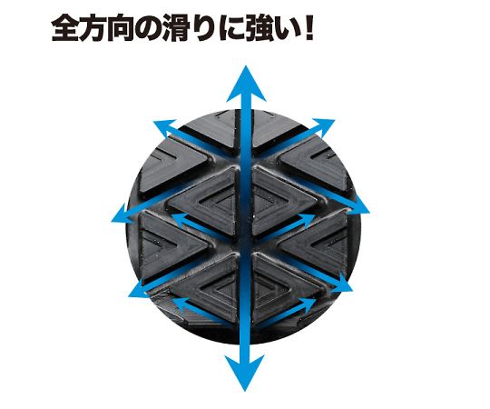 JIS規格　静電超耐滑底　ハイグリップセフティ・半長靴　静電　ブラック　28.0cm 底面の滑り止めパターンが鮮明なハイグリップセフティの横からのアングル