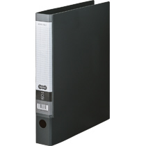 Oﾘﾝｸﾞﾌｧｲﾙ A4ﾀﾃ 2穴 250枚 ﾘﾝｸﾞ内径32mm背幅44mmﾀﾞｰｸｸﾞﾚｰ 1ｾｯﾄ(10冊)画像