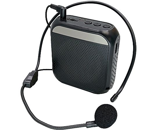 ハンズフリー小型拡声器　黒