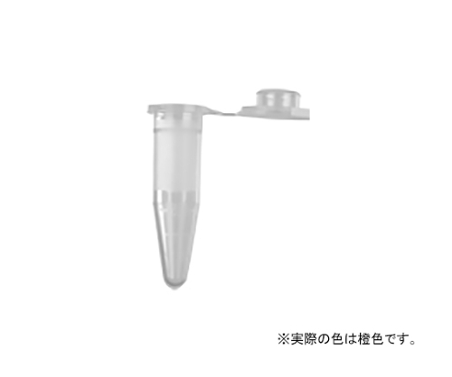 1.5mL スナップロックマイクロチューブ 橙色 1ケース（500個×10パック入）画像