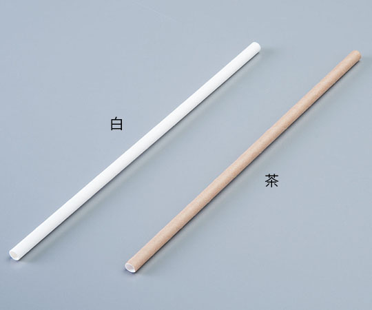 紙ストロー　白　50本入画像
