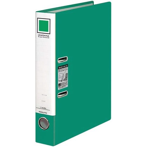 レバッチファイル　Ａ４縦　背幅５６ｍｍ　緑　５冊画像