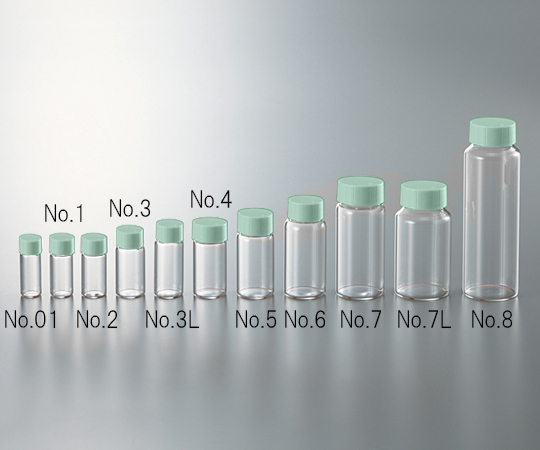 CCスクリュー管 透明 グリーンキャップ 6mL 1箱（100本入）画像