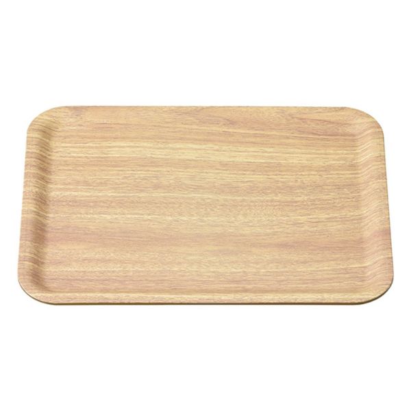 トレー M44-388 ユニーサルトレイ 330 ×250 薄木目ノンスリップ マイン画像
