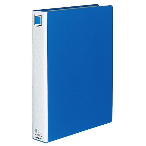 ﾁｭｰﾌﾞﾌｧｲﾙ(ﾛﾝｸﾞﾎﾞﾃﾞｨとじ具) 片開き A3ﾀﾃ 40mmとじ 背幅69mm 青 1冊画像
