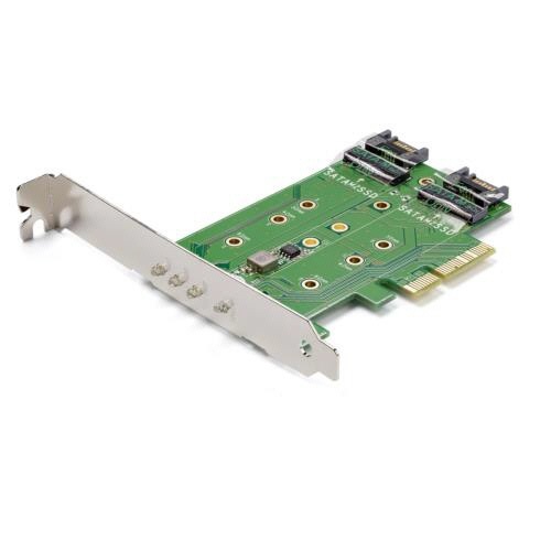 3ポート　M.2　SSD(NGFF)　アダプタカード　1個