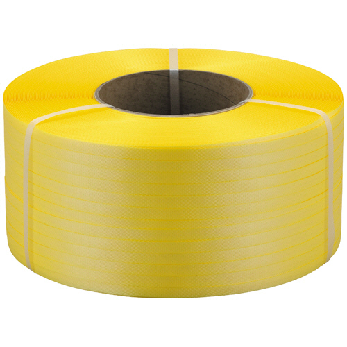 PPﾊﾞﾝﾄﾞ 自動梱包機用 15mm×3000m 黄 1巻画像