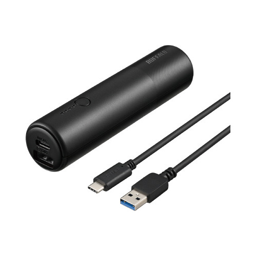 モバイルバッテリー　5,000mAh　ブラック画像