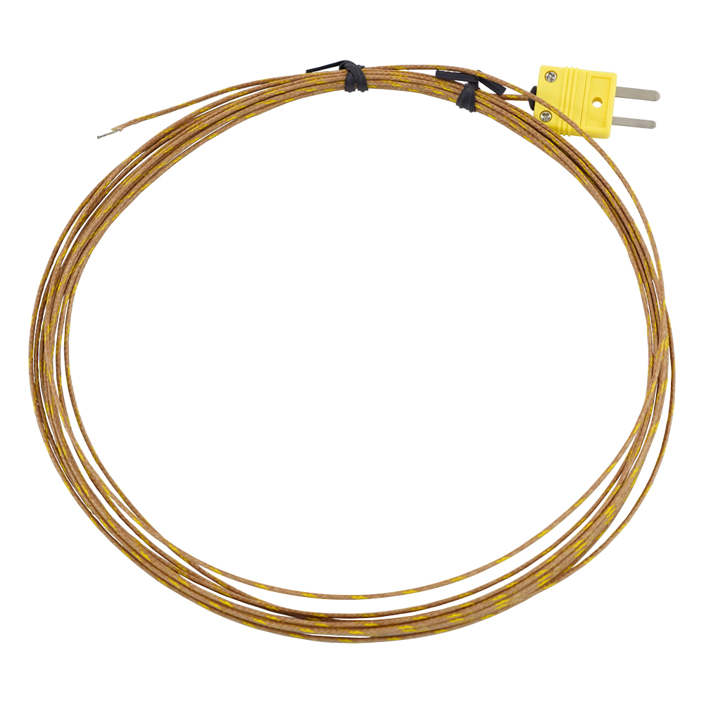 被覆K熱電対（ガラス被覆）画像