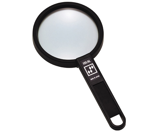 手持ちルーペ　拡大鏡　ガラスレンズ　3倍　50mm