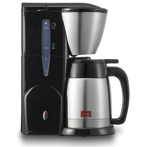 ｺｰﾋｰﾒｰｶｰ ﾉｱﾌﾟﾗｽ 5杯用 ﾌﾞﾗｯｸ 1ｾｯﾄ(2台)画像