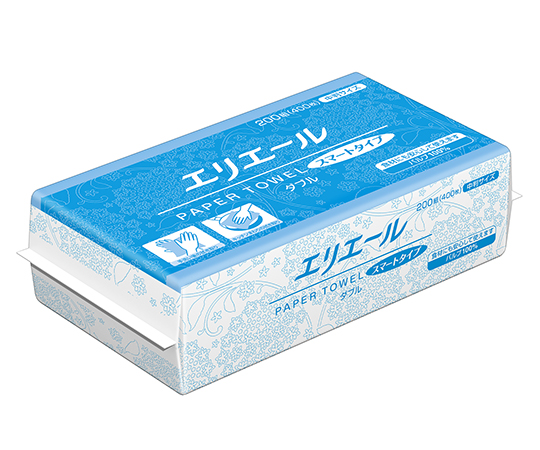 エリエールペーパータオル スマートタイプ ダブル 中判 200組400枚×50パック画像