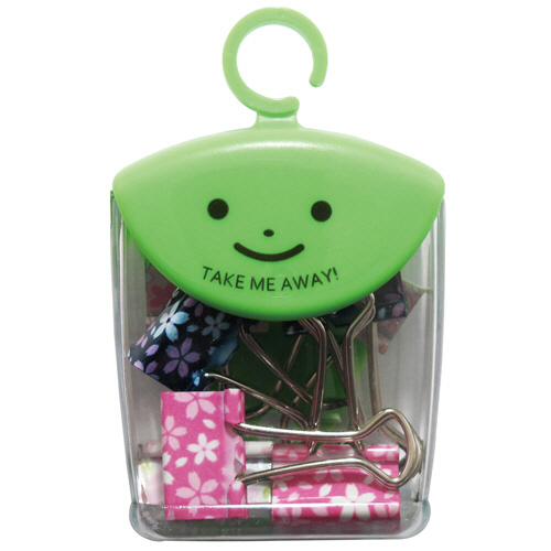 ﾂﾚﾃｯﾃ ﾀﾞﾌﾞﾙｸﾘｯﾌﾟ 口幅19mm 桜 1ｾｯﾄ(40個:8個×5ｹｰｽ)画像