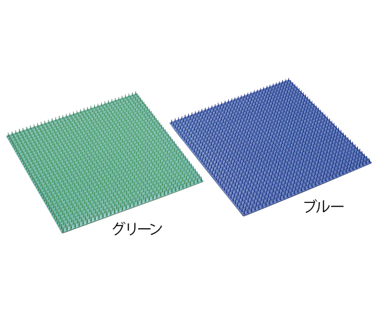 カスト用パット　グリーン パッケージの裏面が見える状態