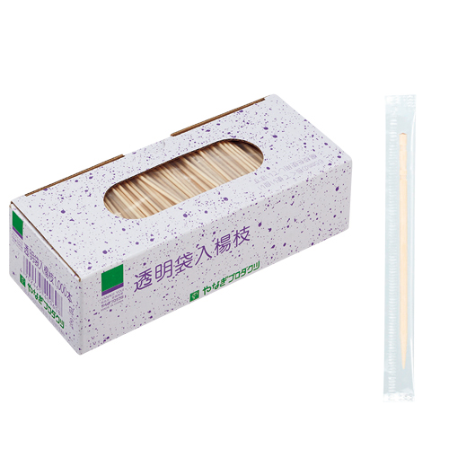 透明袋入楊枝 1ﾊﾟｯｸ(1000本)画像